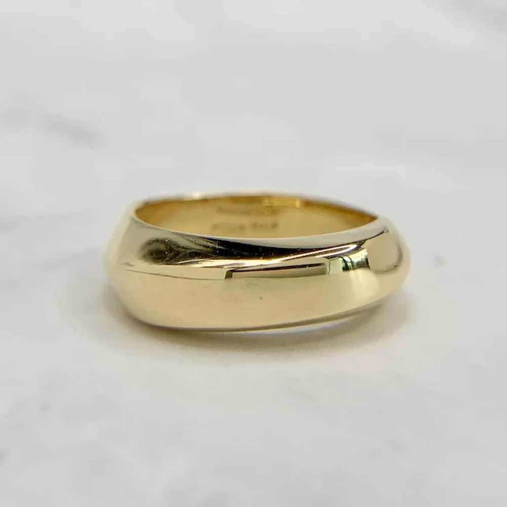 18k Yellow Gold Tiffany & Co. Gold Band - image 2