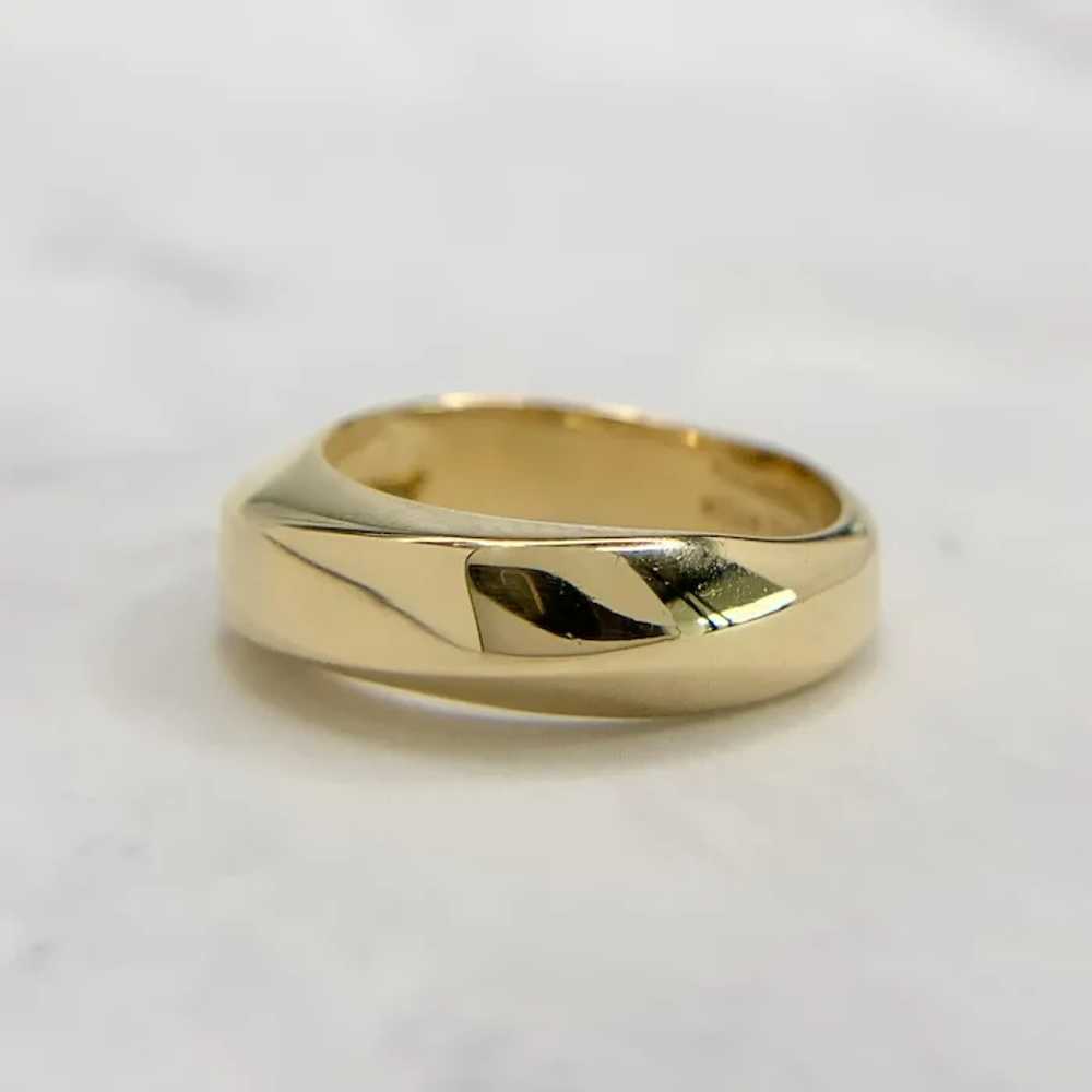 18k Yellow Gold Tiffany & Co. Gold Band - image 5