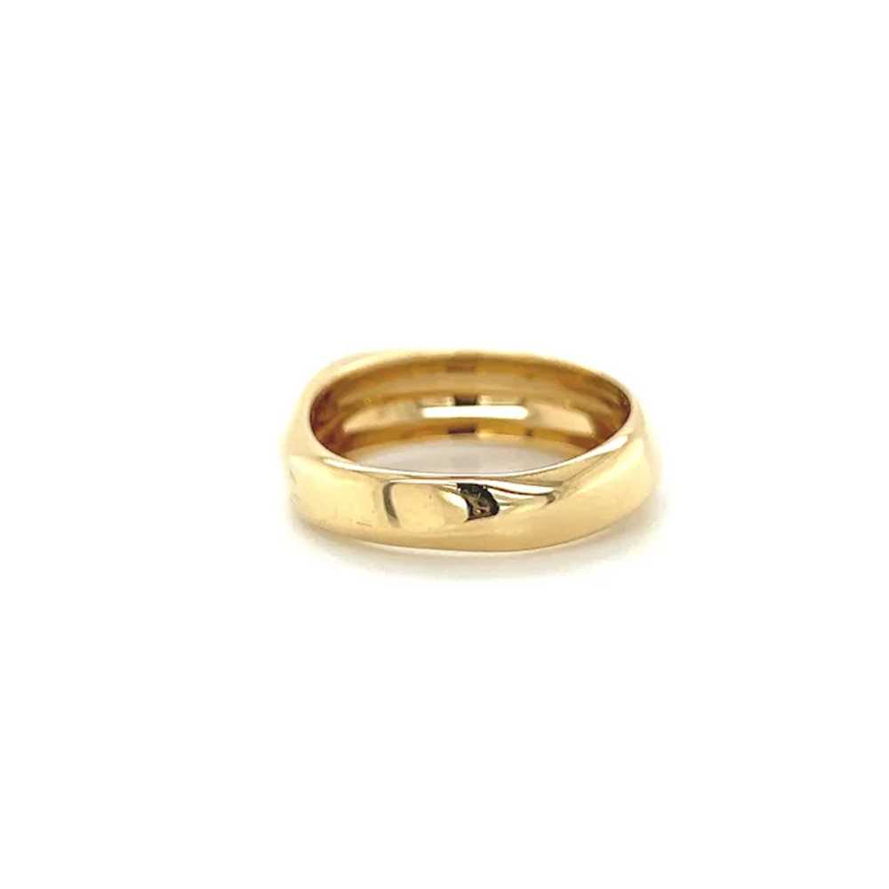 18k Yellow Gold Tiffany & Co. Gold Band - image 6