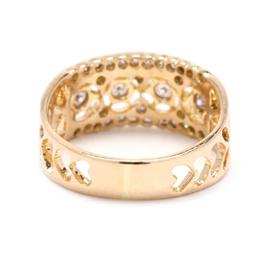 0.40ctw Diamond Fashion Band Ring, 18k Yellow Gol… - image 3