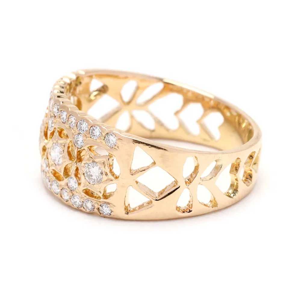 0.40ctw Diamond Fashion Band Ring, 18k Yellow Gol… - image 4