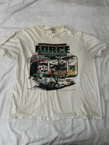 Vintage 2003 John Force 100th Victory NHRA Tee