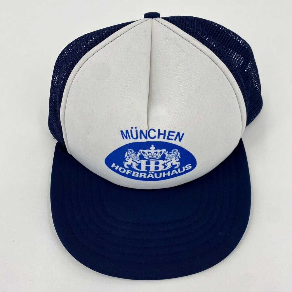 Vintage Unbranded Snapback Hat Men's One Size Blu… - image 1