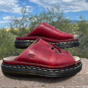 Dr. Martens 90’s Red MIE Chunky O-Ring Flower Cut… - image 1