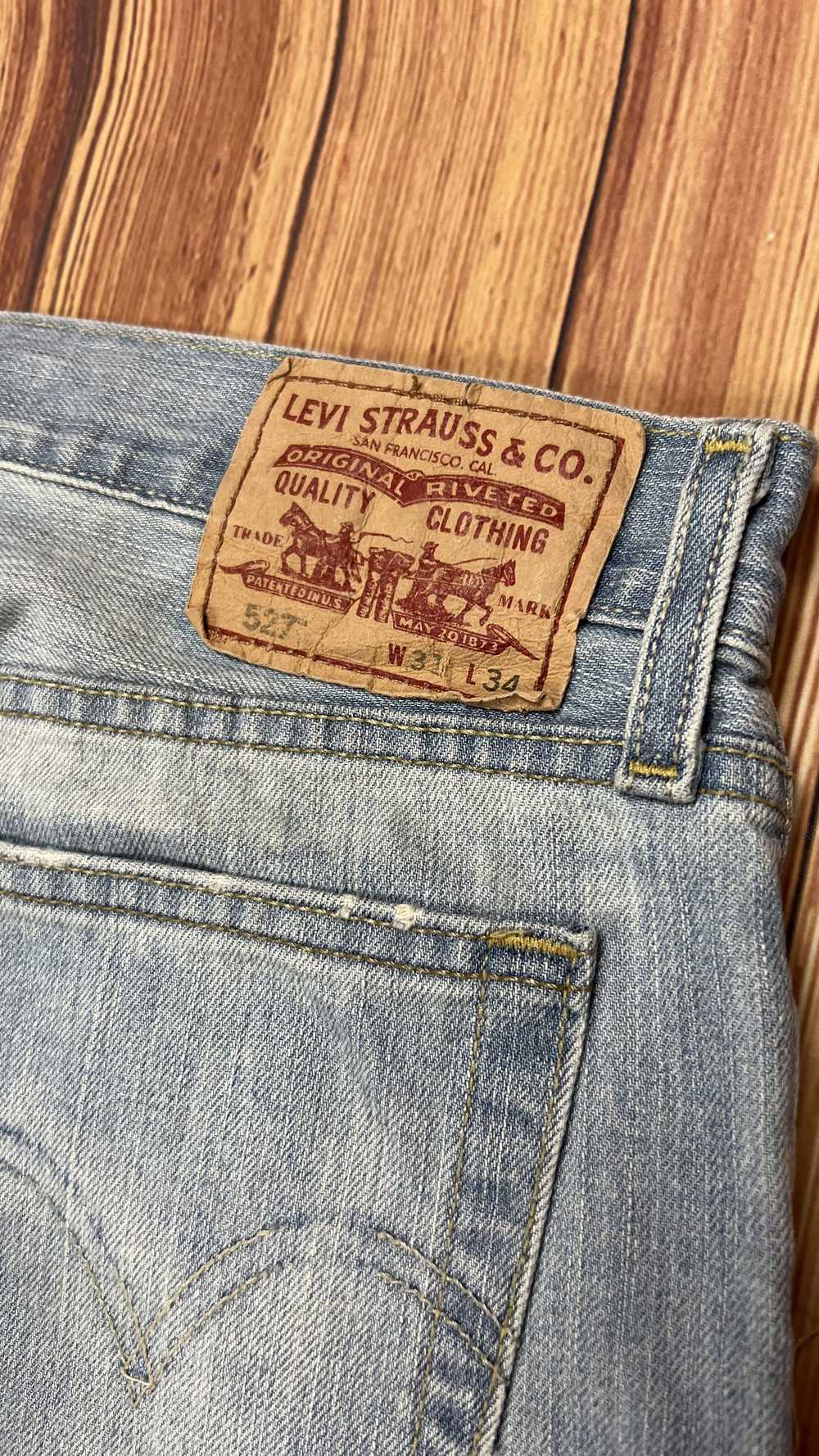 Jean × Levi's × Vintage Distressed Levis 527 Boot… - image 10