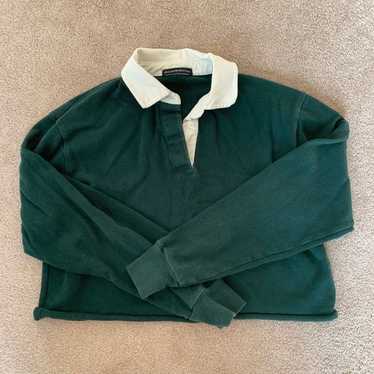 Brandy Melville Cropped Rugby Shirt