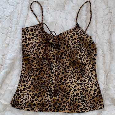 Leopard animal print top