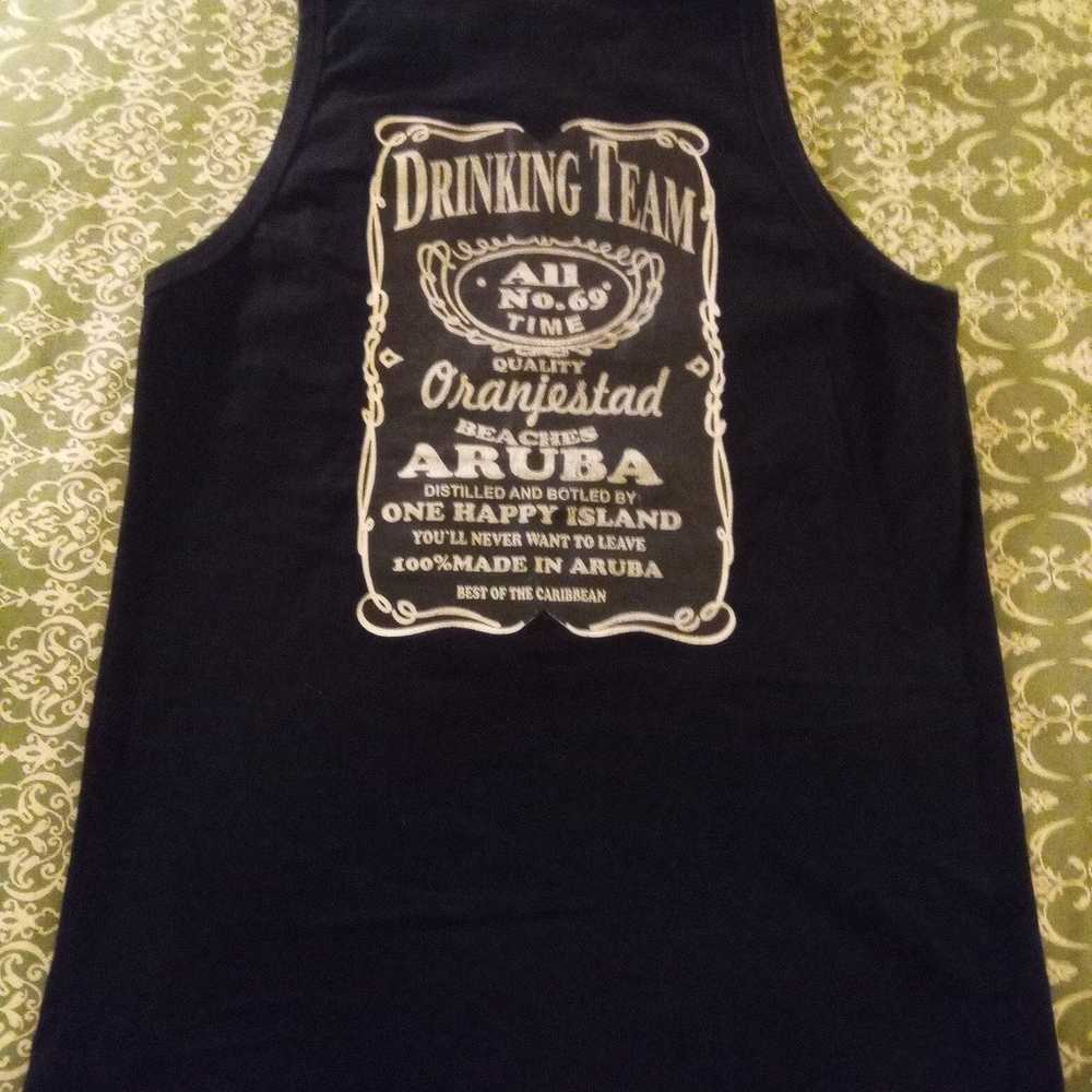 Vintage Drinking Champ Tank Top T-shirt All No. 6… - image 5