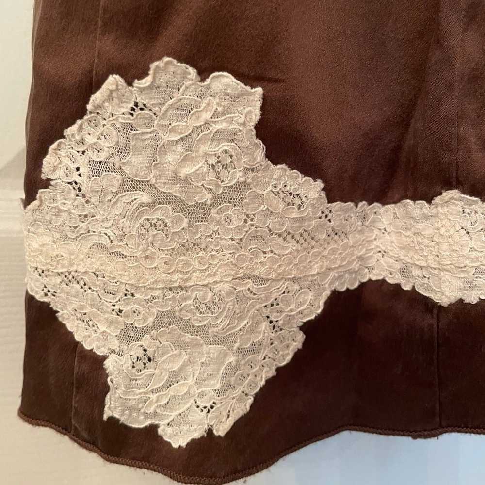 Vintage Y2K silk lace cami - image 8