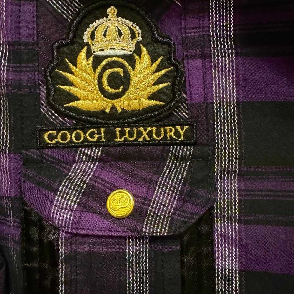 VINTAGE COOGI  Y2K Polo Dress Shirt  Womens  Embe… - image 8