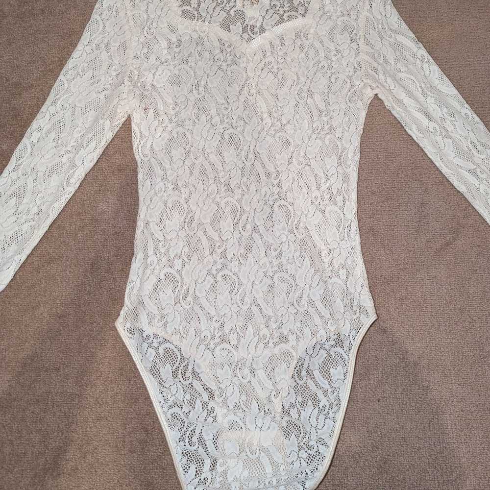 Victoria's Secret Vintage Gold Label Lace Bodysui… - image 8