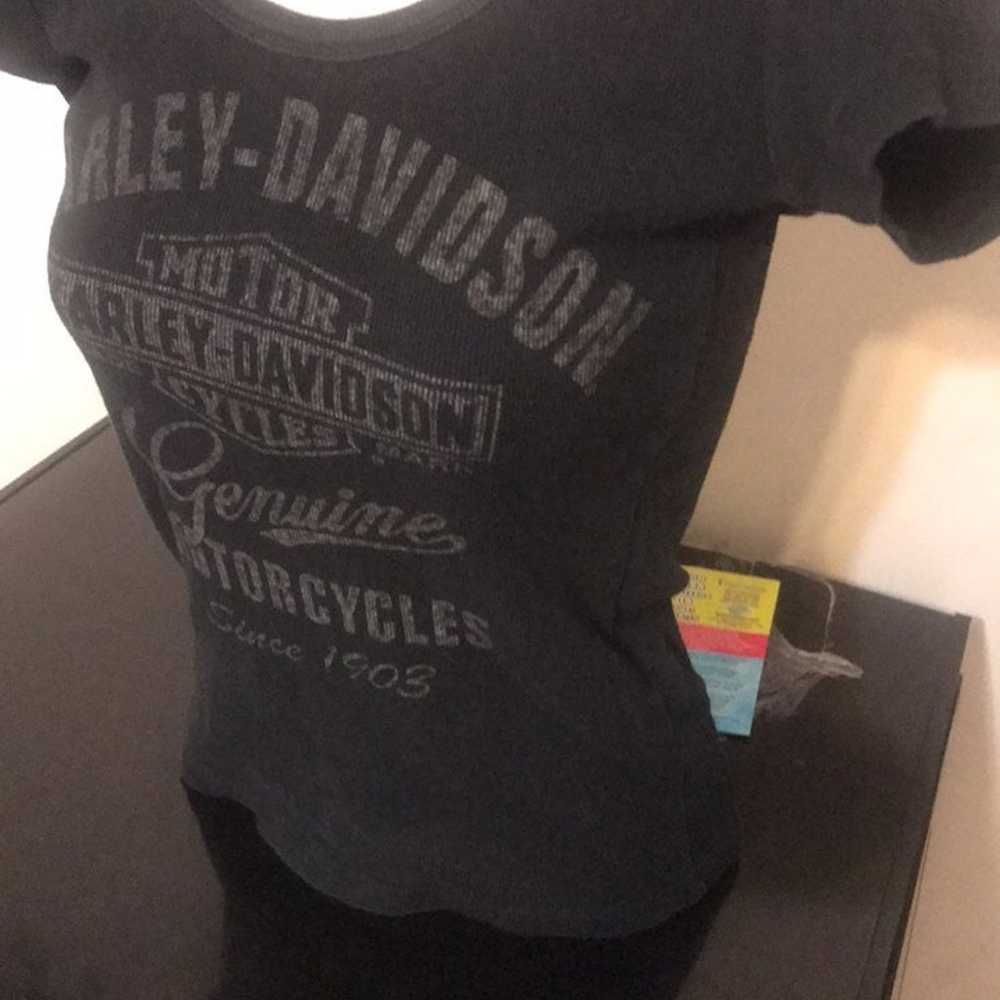 Harley davidson distressed tee - image 3