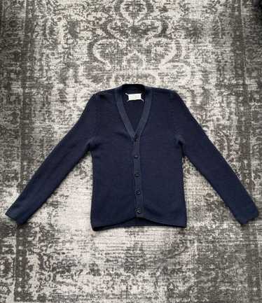 Maison Margiela Navy Knitted Cardigan