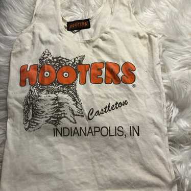 Hooters Tank Top sz Small VINTAGE Castleton India… - image 1