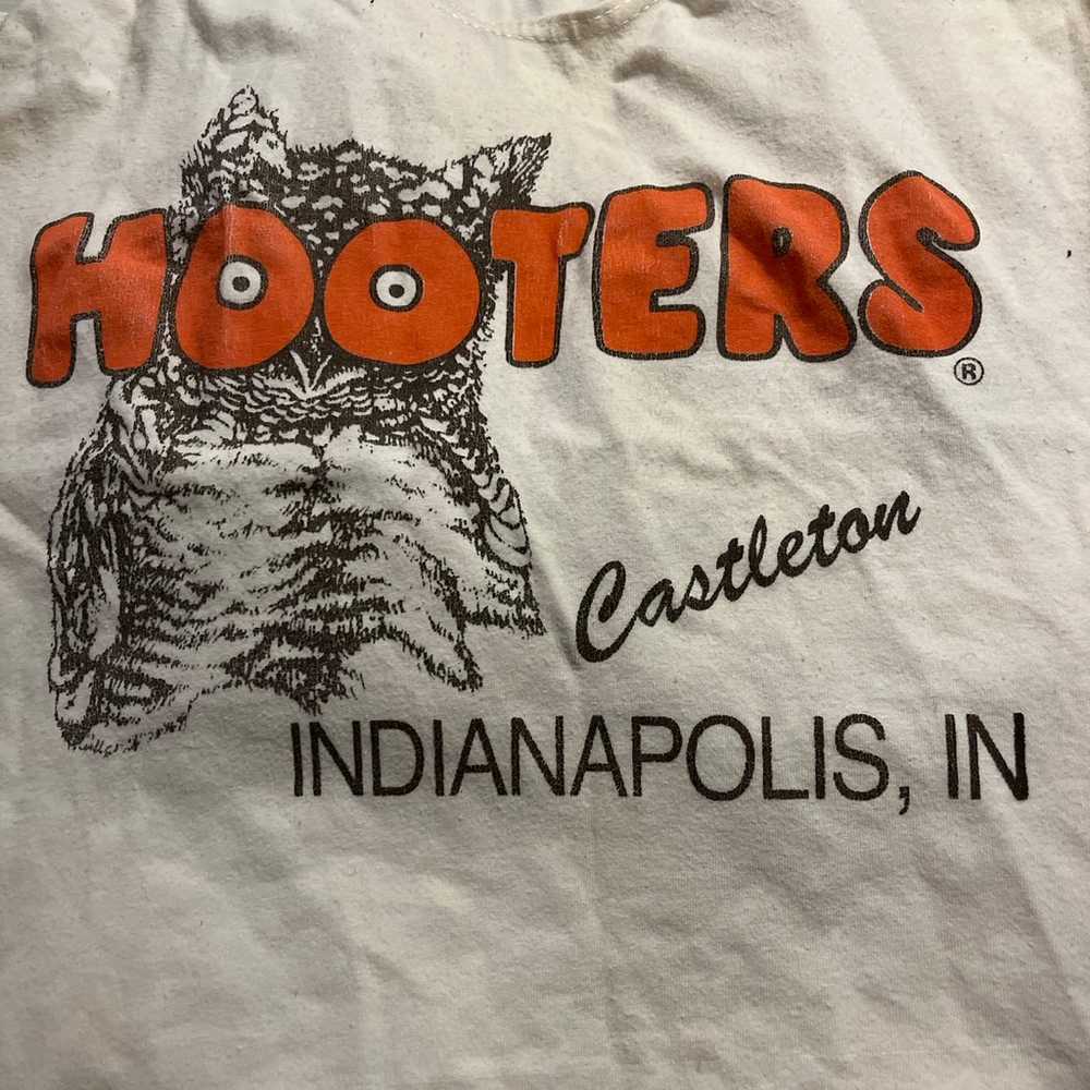 Hooters Tank Top sz Small VINTAGE Castleton India… - image 2