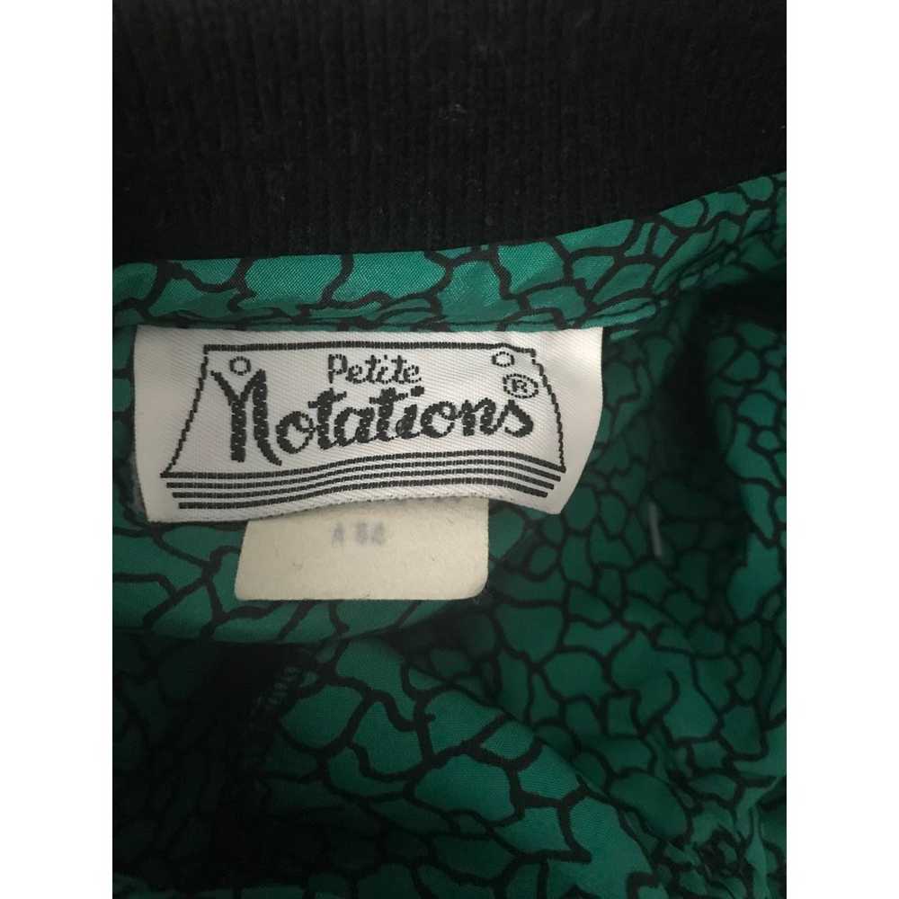 Petite Notations Vintage Green Blouse - image 5