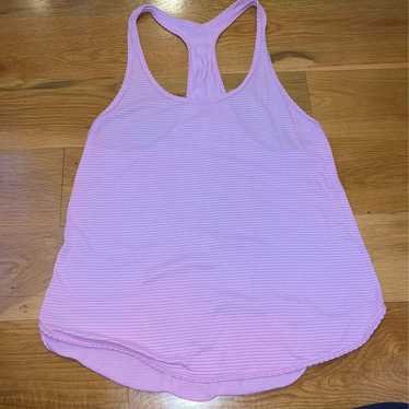 Lululemon vintage pink singlet f105