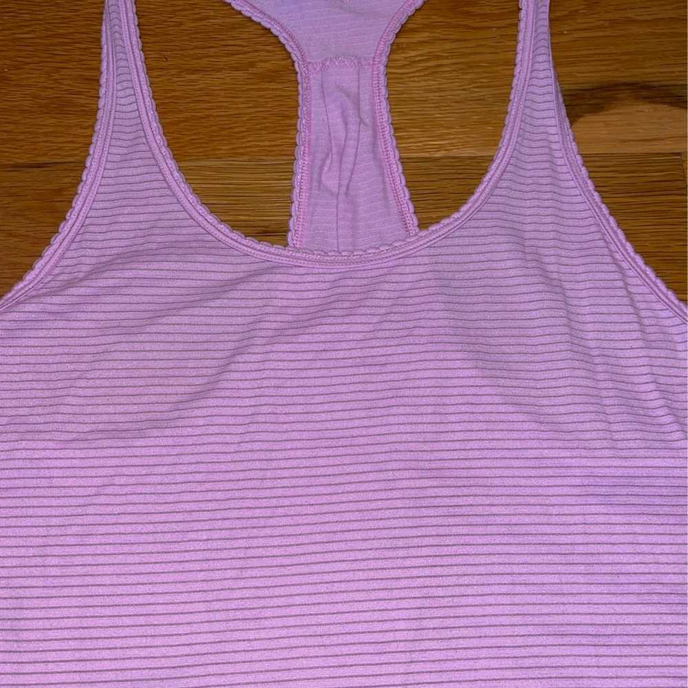 Lululemon vintage pink singlet f105 - image 2