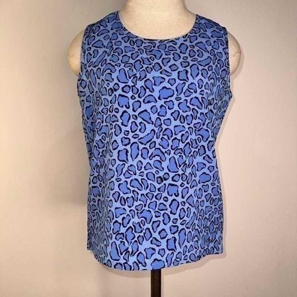 Milano Womens S Bold Blue & Black Outlined Animal… - image 8