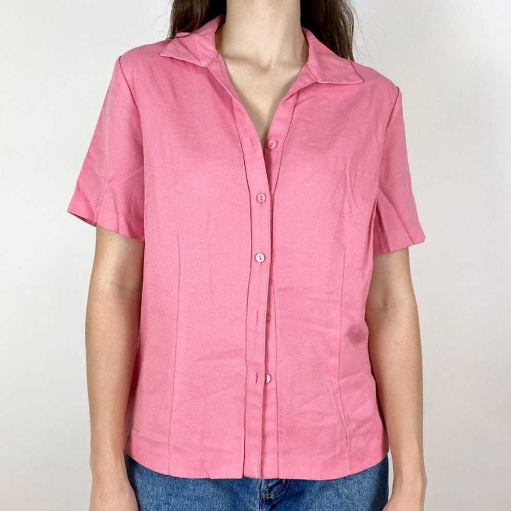 Vintage button-down blouse - image 1