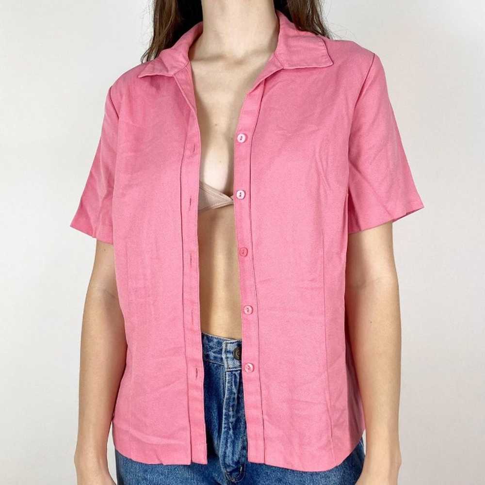 Vintage button-down blouse - image 2