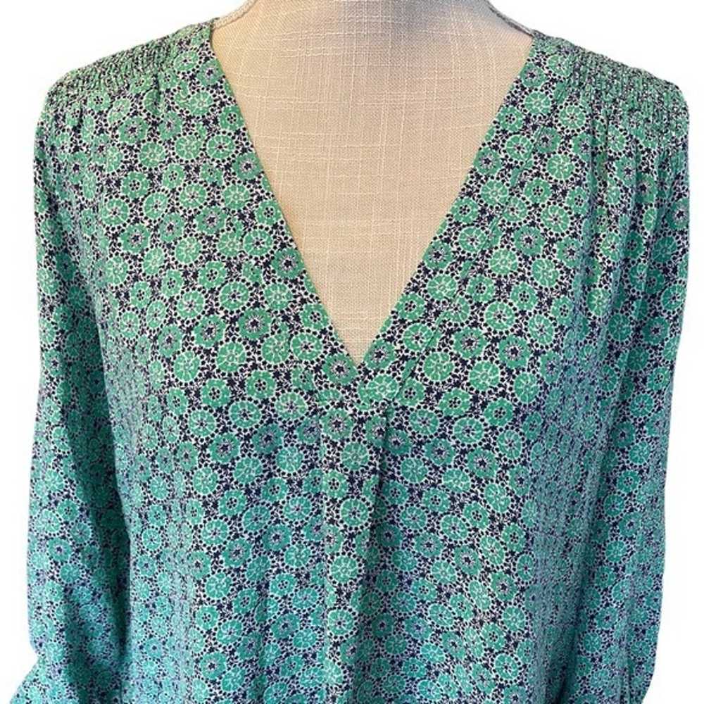 Joie Aceline Floral 100% Silk Blouse Top Small - image 3