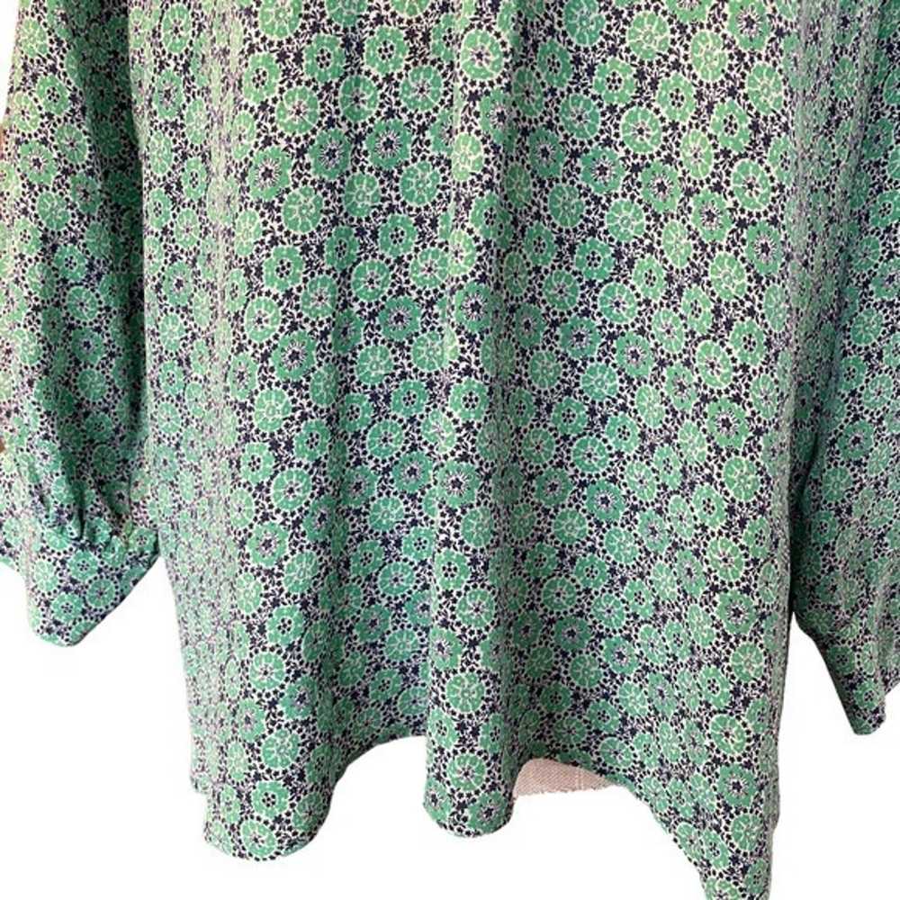 Joie Aceline Floral 100% Silk Blouse Top Small - image 4