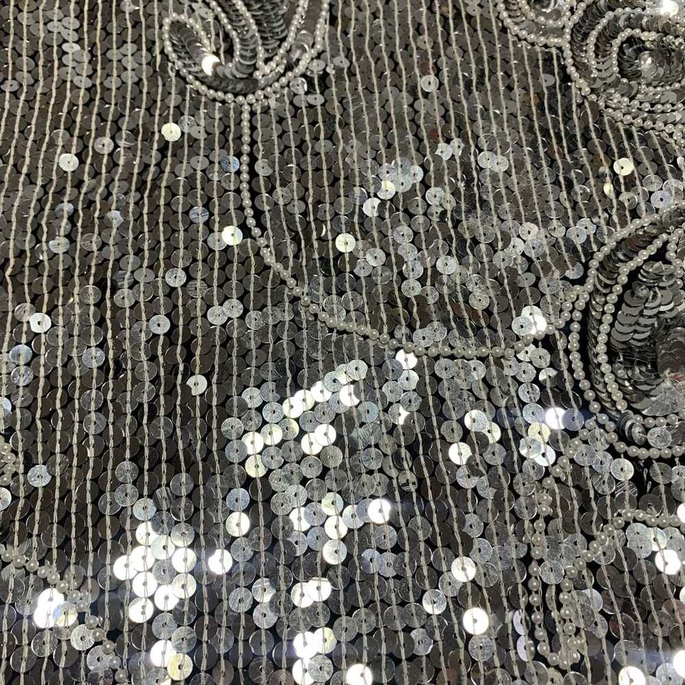 Vintage 80s Jean for Joseph Le Bon Sequin Beaded … - image 3