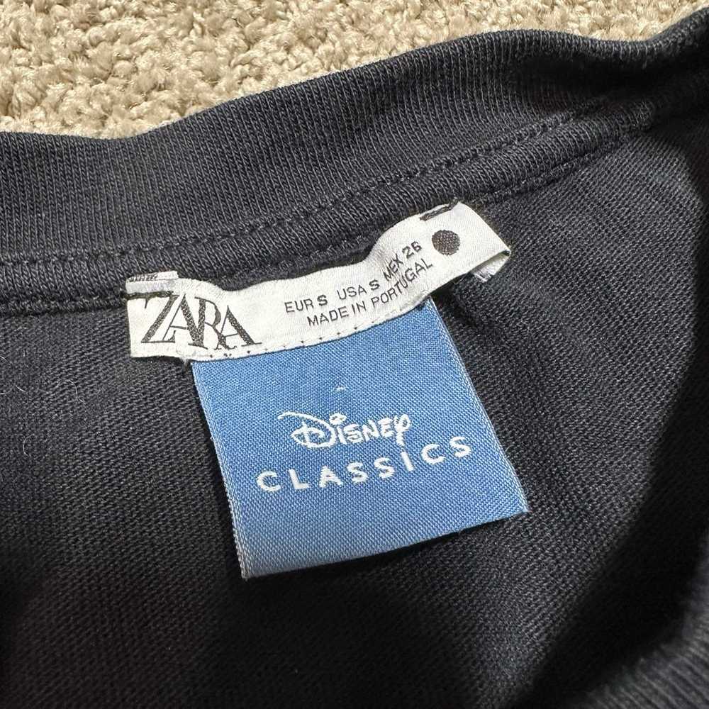 Zara Disney Black Dumbo Tank w/ Shoulder Pads, Sm… - image 3