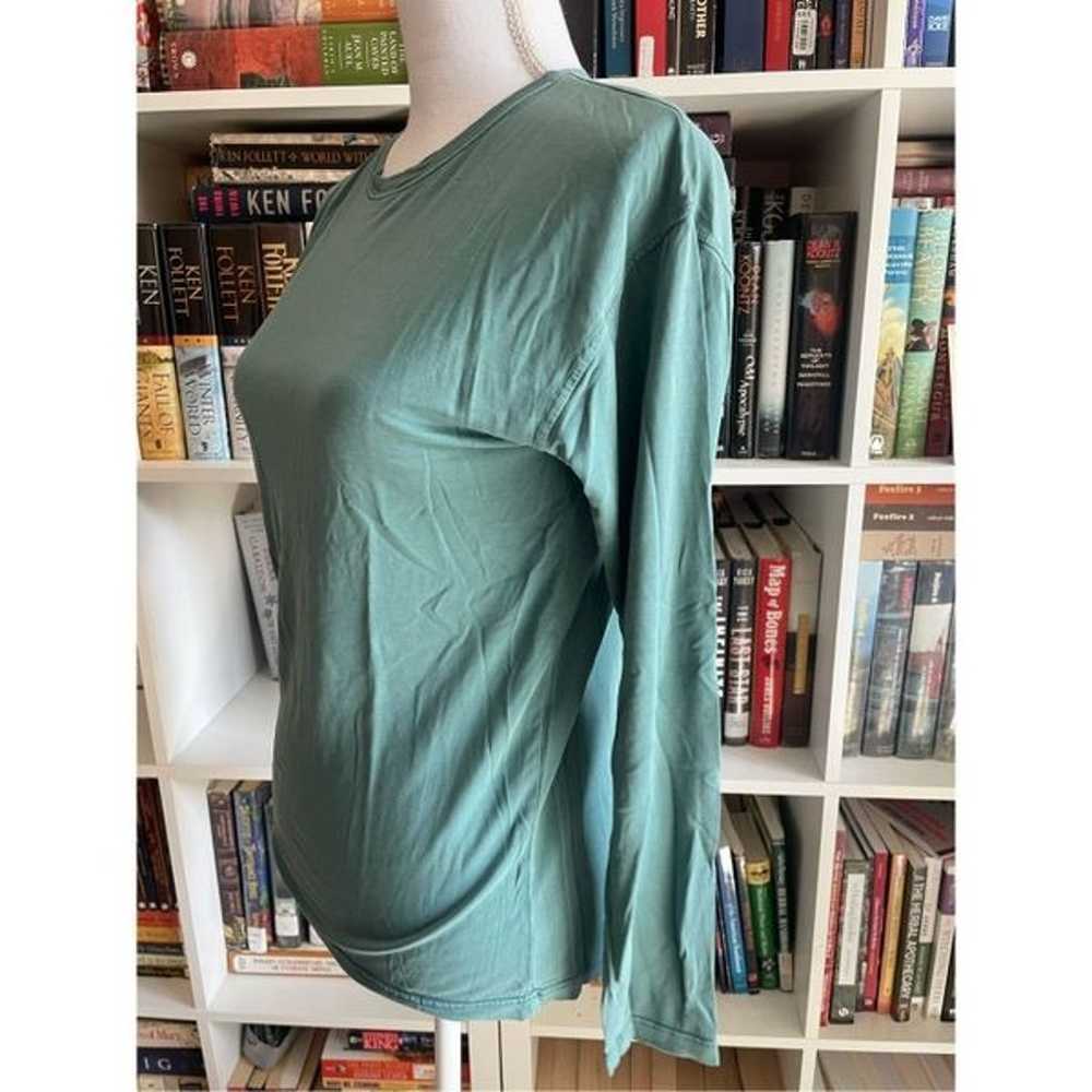 Vintage Out Of The Blue 100% Silk Top - image 2