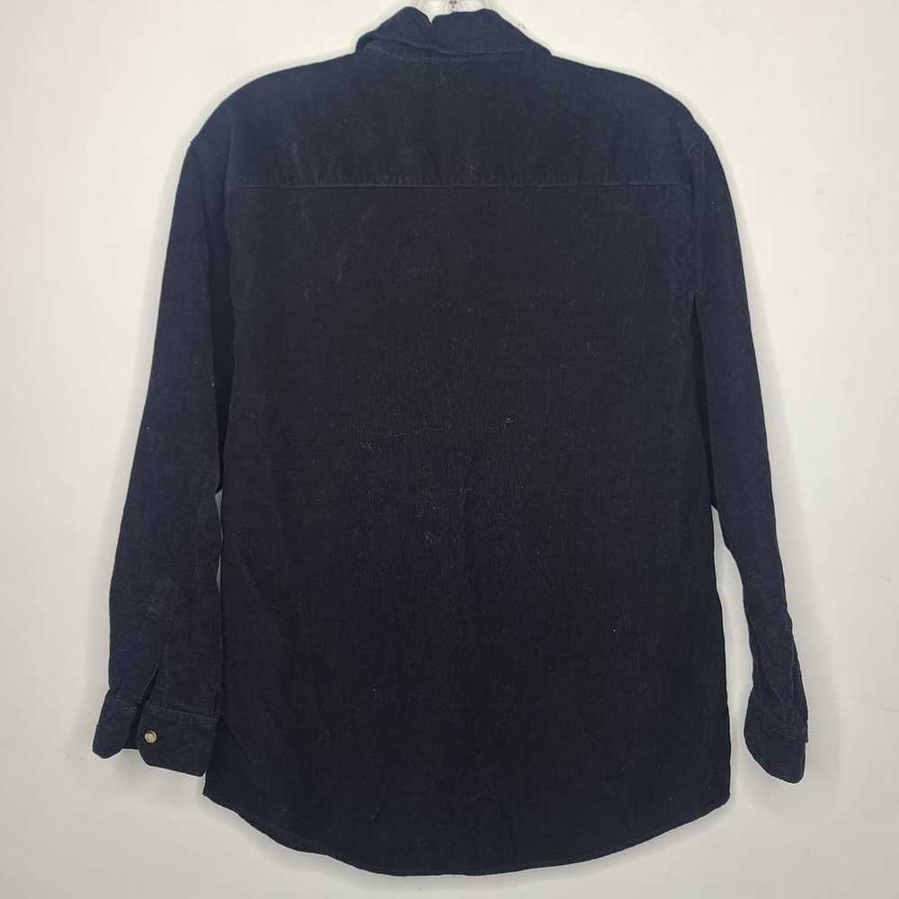 VTG Diane von Furstenberg black corduroy button d… - image 3