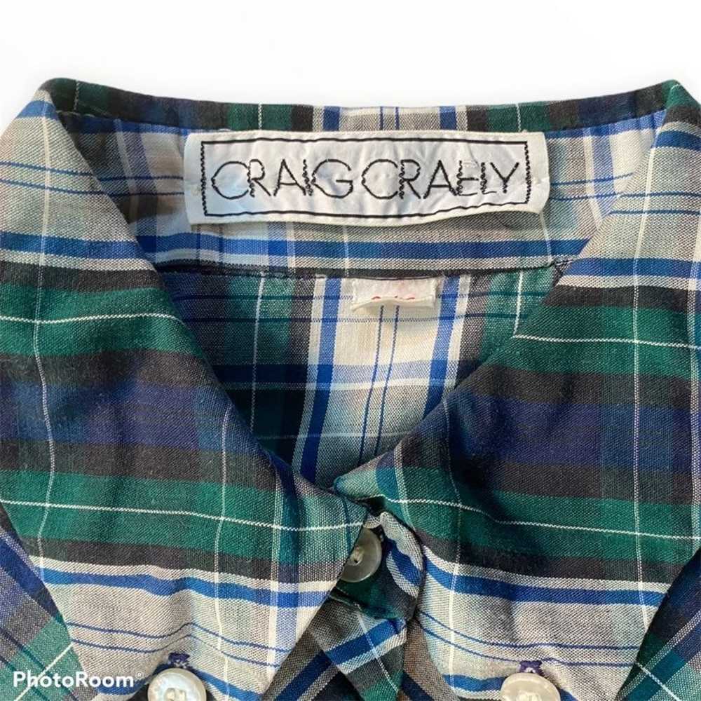 Vintage 70’s Craig Craely Black Watch Plaid - image 3