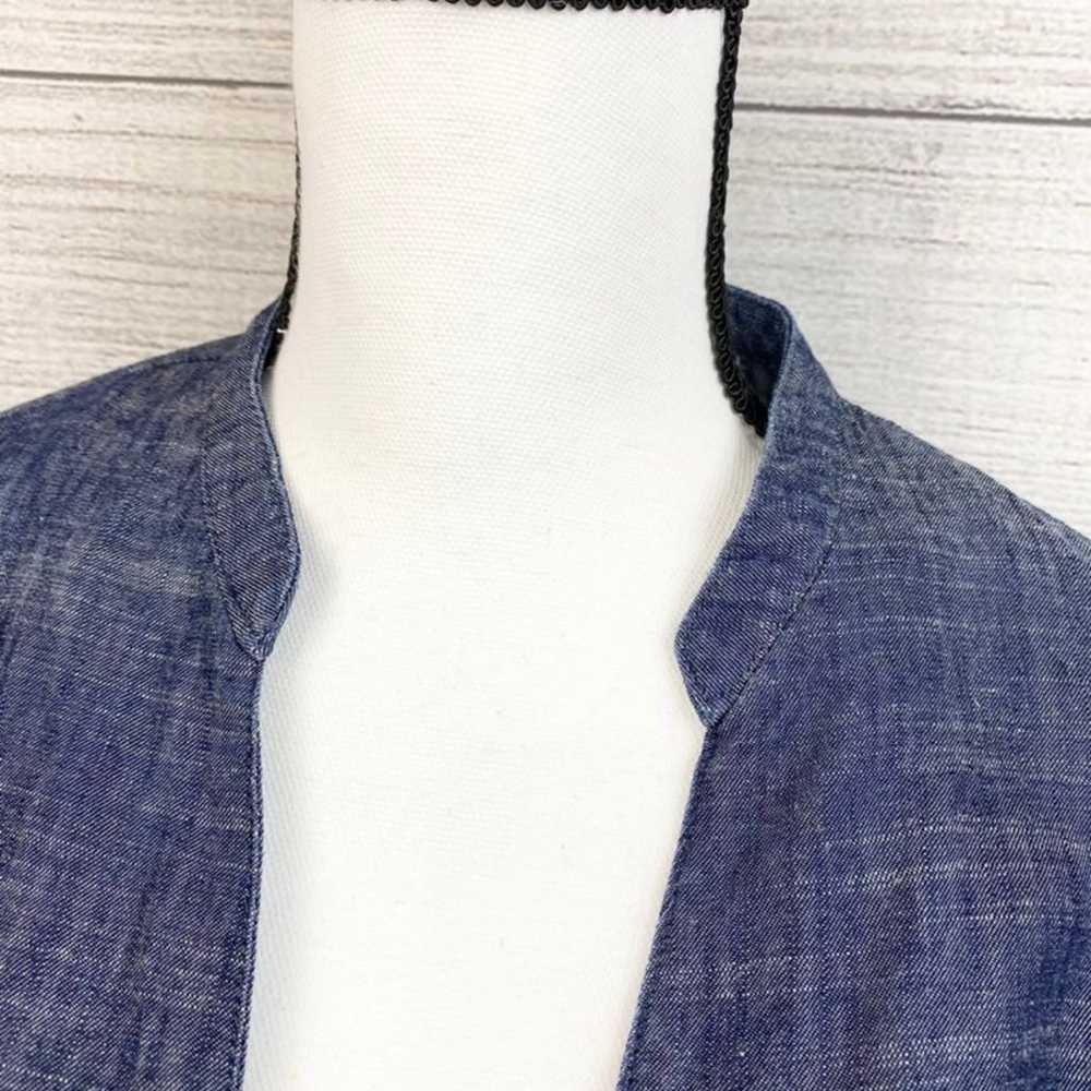 Vintage Norm Thompson Chambray Top SM - image 5