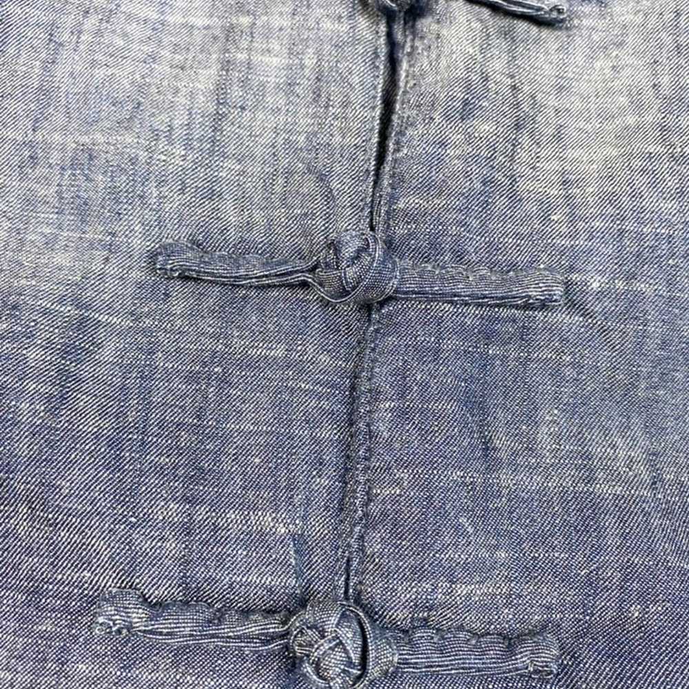 Vintage Norm Thompson Chambray Top SM - image 8