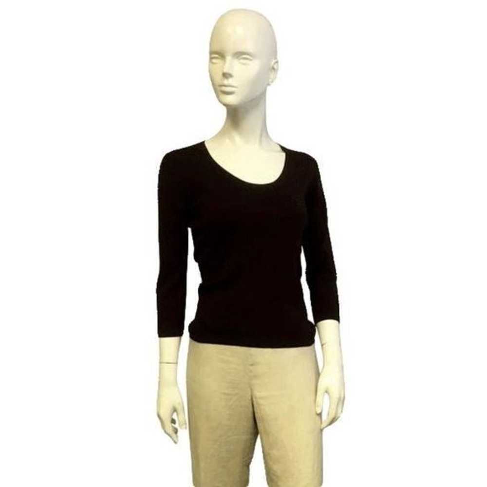 Joseph A. Banging Brown Top Size S (SKU - image 1