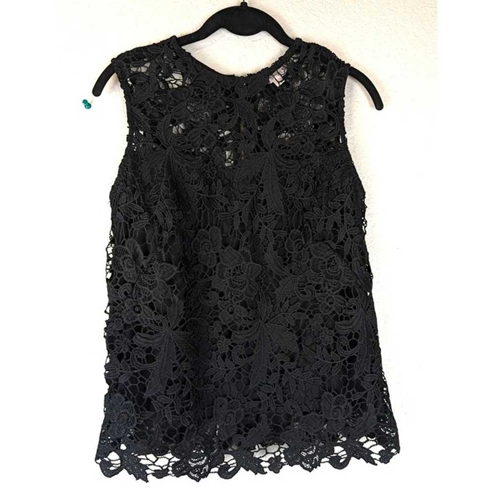 Nanette Nanette Lepore Women's Lace Blouse Black … - image 2