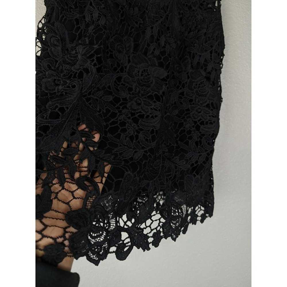 Nanette Nanette Lepore Women's Lace Blouse Black … - image 4