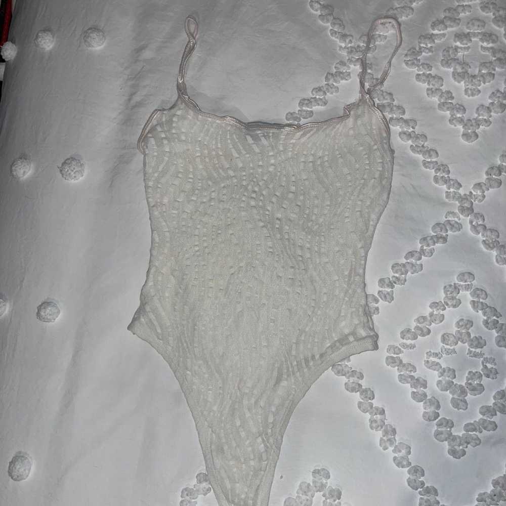 Bundle of 4 VINTAGE Thong Bodysuits - image 2