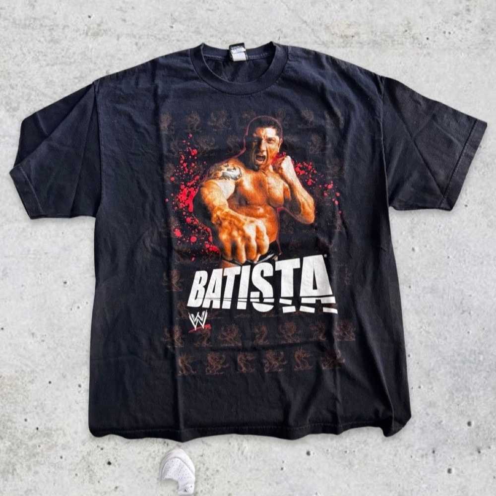 Vintage Vintage Batista WWE 2007 Front and Back S… - image 2