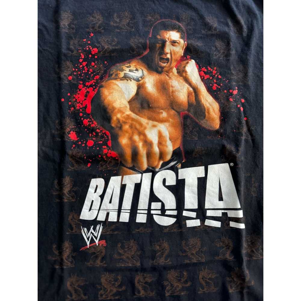 Vintage Vintage Batista WWE 2007 Front and Back S… - image 5