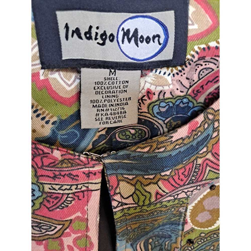 Other Indigo Moon Paisley Colorful Open Front Bla… - image 4