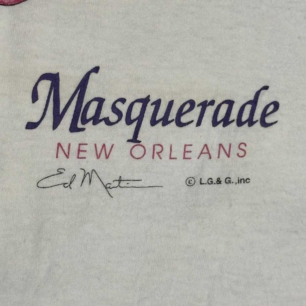 Vintage Gildan S New Orleans Masquerade TShirts M… - image 2