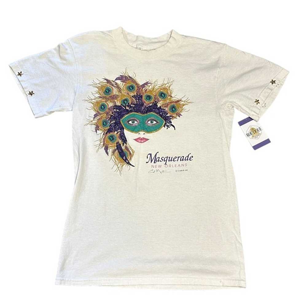 Vintage Gildan S New Orleans Masquerade TShirts M… - image 3