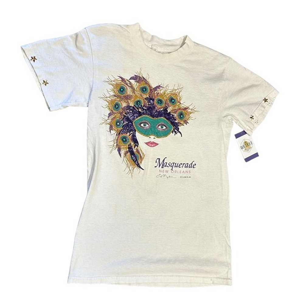 Vintage Gildan S New Orleans Masquerade TShirts M… - image 4