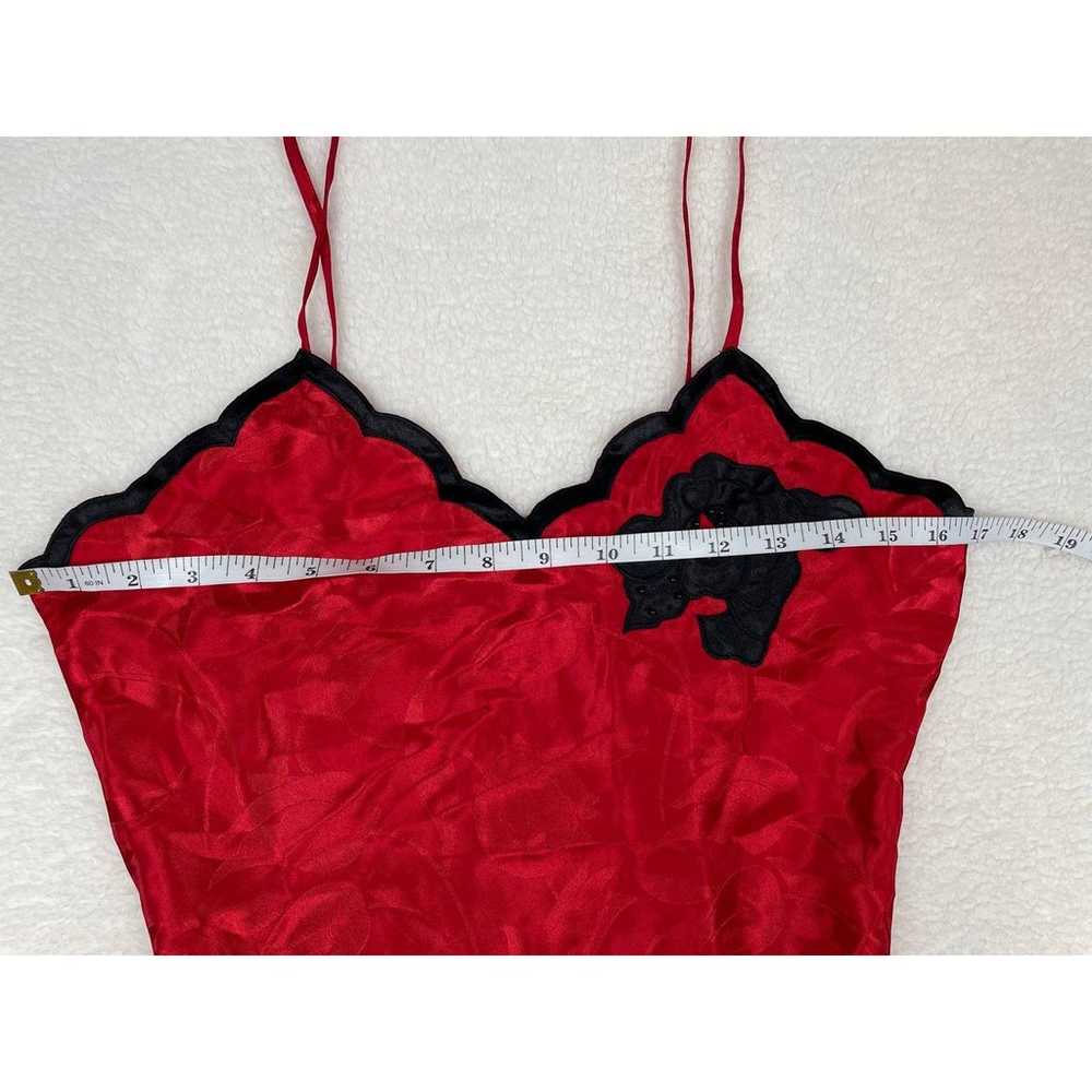 Victoria’s Secret Vintage Gold Label Red Satin Bo… - image 6