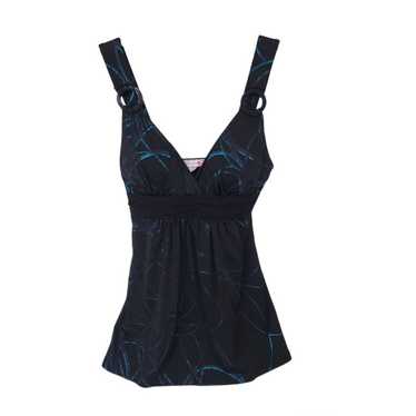 Body Central Blouse Womens Small Y2K Sleeveless P… - image 1