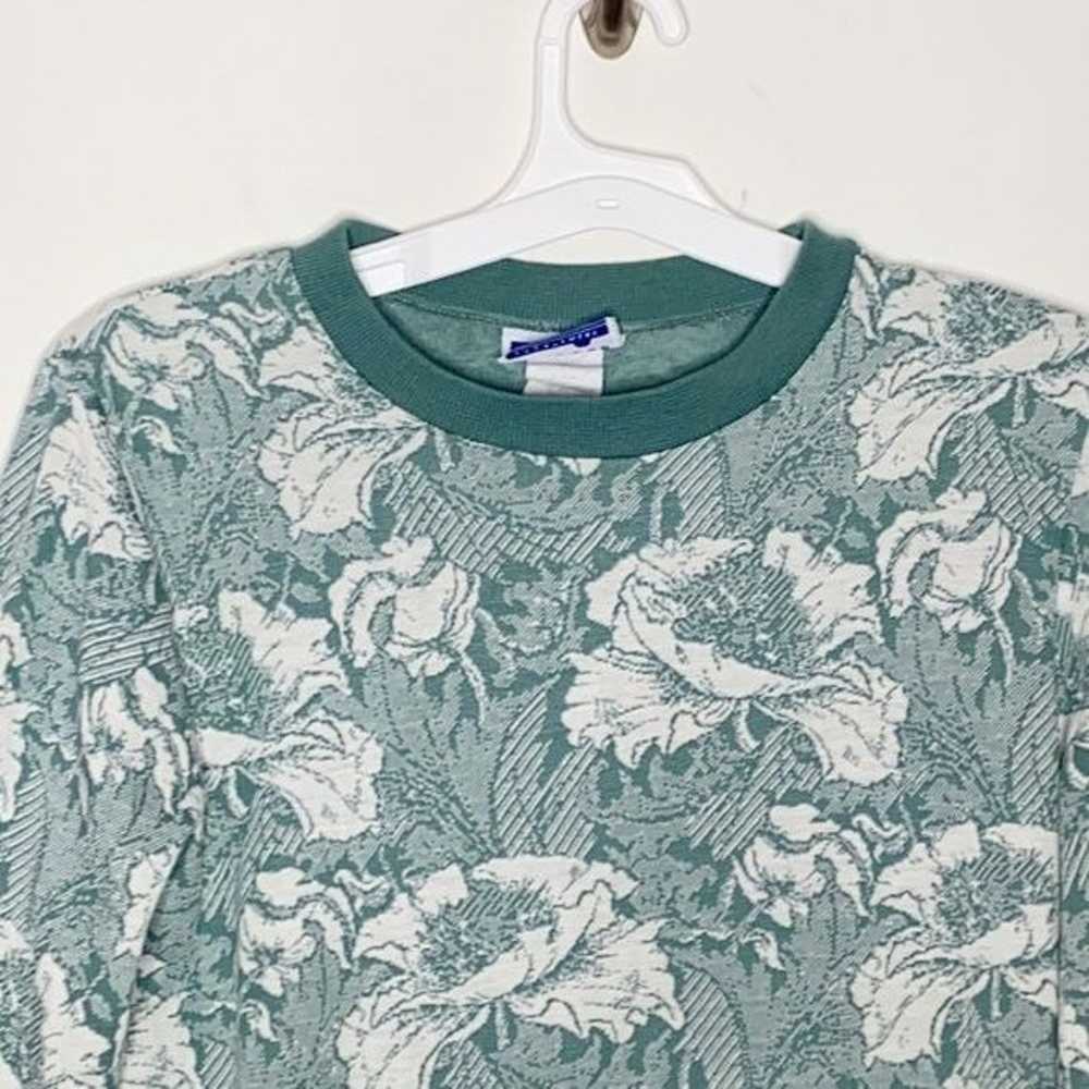 Cape Cod Sportswear vintage floral sweatshirt siz… - image 3