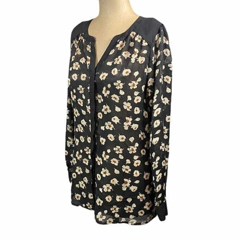 **TAKING BEST OFFER** ROMY Black Floral Sheer But… - image 1