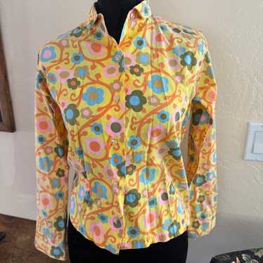 Vintage “The Mad Shirter” 1960’s Psychedelic Prin… - image 1