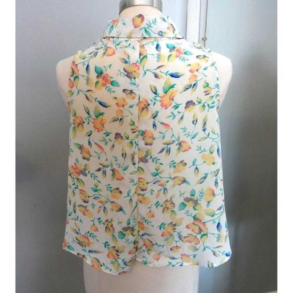 Vintage Victoria's Secret Floral Crop Top Size S … - image 12